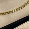 Saint Laurent Classic Chain Stripe Amber Leather Shoulder Bag Saint Laurent Classic Chain Stripe Amber Leather Shoulder Bag