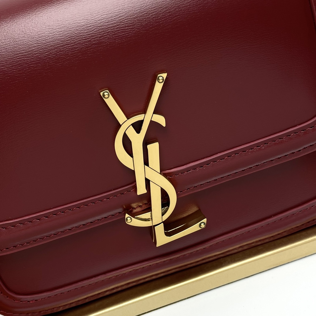 Saint Laurent Burgundy Crimson Manhattan SUNSET Flap Shoulder Bag Saint Laurent Burgundy Crimson Manhattan SUNSET Flap Shoulder Bag