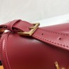 Saint Laurent Burgundy Crimson Manhattan SUNSET Flap Shoulder Bag Saint Laurent Burgundy Crimson Manhattan SUNSET Flap Shoulder Bag
