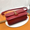 Saint Laurent Burgundy and bright red Manhattan SUNSET flap shoulder bag Saint Laurent Burgundy and bright red Manhattan SUNSET flap shoulder bag