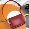 Saint Laurent Burgundy and bright red Manhattan SUNSET flap shoulder bag Saint Laurent Burgundy and bright red Manhattan SUNSET flap shoulder bag