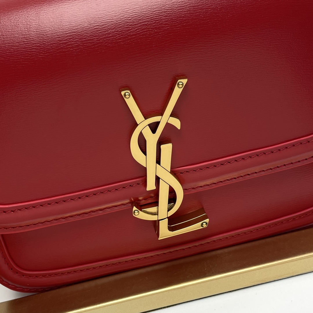Saint Laurent Burgundy and bright red Manhattan SUNSET flap shoulder bag Saint Laurent Burgundy and bright red Manhattan SUNSET flap shoulder bag