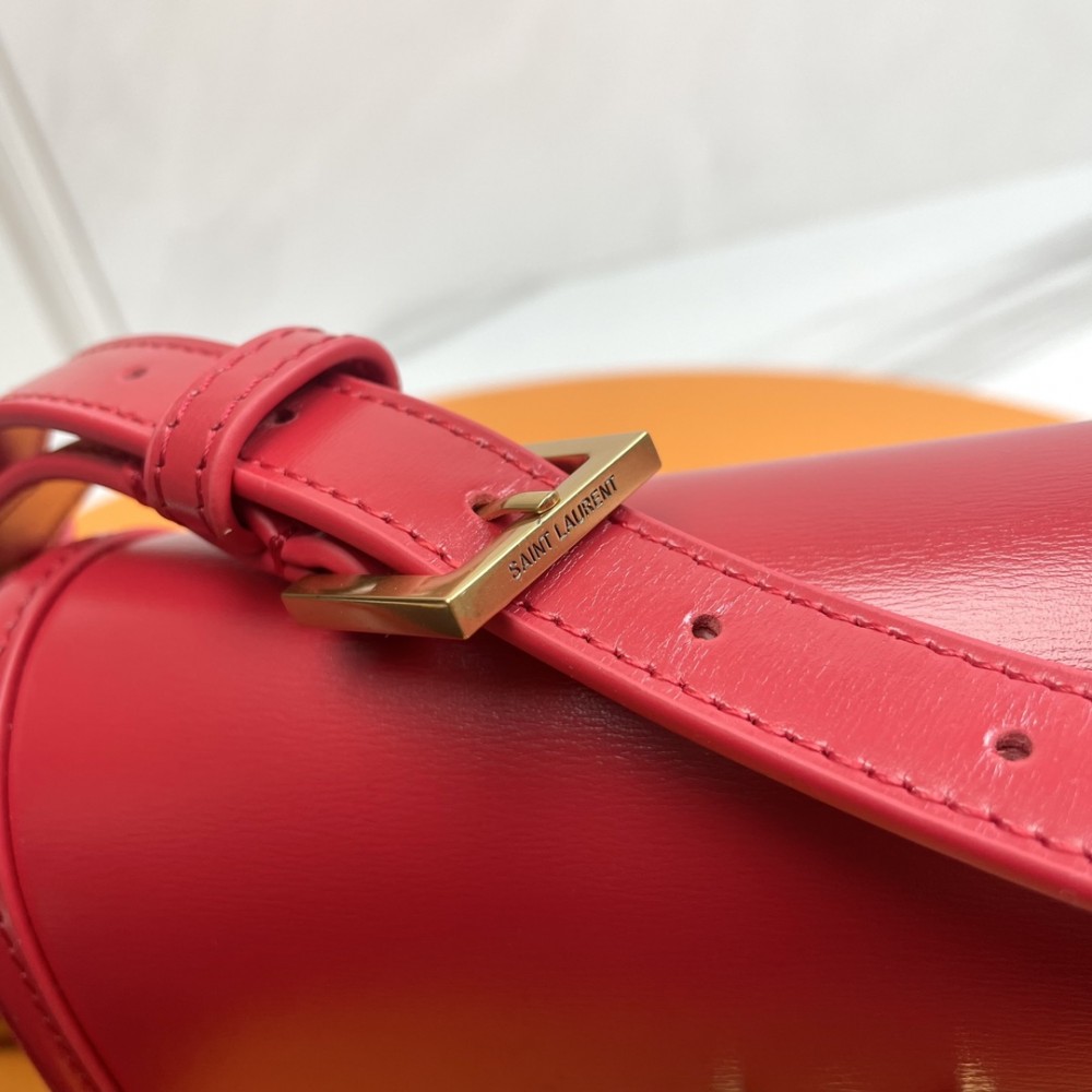 Saint Laurent Burgundy and bright red Manhattan SUNSET flap shoulder bag Saint Laurent Burgundy and bright red Manhattan SUNSET flap shoulder bag