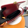 Saint Laurent Burgundy and bright red Manhattan SUNSET flap shoulder bag Saint Laurent Burgundy and bright red Manhattan SUNSET flap shoulder bag