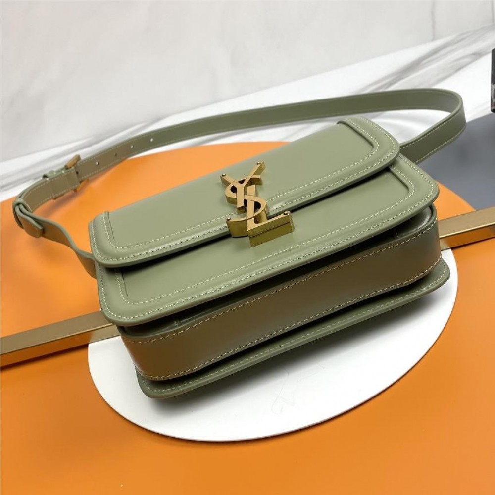 Saint Laurent Burgundy Emerald Green Manhattan SUNSET Flap Shoulder Bag Saint Laurent Burgundy Emerald Green Manhattan SUNSET Flap Shoulder Bag