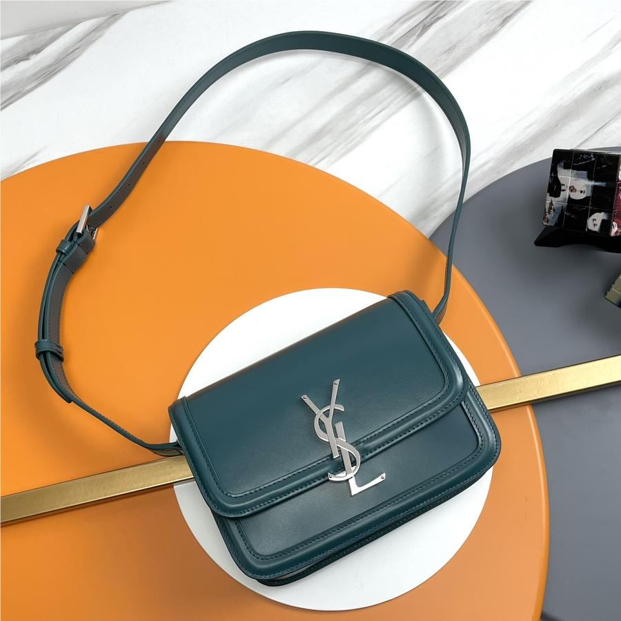 Saint Laurent Burgundy Emerald Teal Manhattan SUNSET Flap Shoulder Bag Saint Laurent Burgundy Emerald Teal Manhattan SUNSET Flap Shoulder Bag