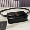 Saint Laurent Burgundy Jade Starry Black Manhattan SUNSET Flap Shoulder Bag Saint Laurent Burgundy Jade Starry Black Manhattan SUNSET Flap Shoulder Bag