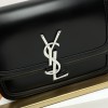 Saint Laurent Burgundy Jade Starry Black Silver Badge Manhattan SUNSET Flap Shoulder Bag Saint Laurent Burgundy Jade Starry Black Silver Badge Manhattan SUNSET Flap Shoulder Bag