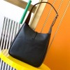 Saint Laurent textured black classic logo hardware leather chain handbag Saint Laurent textured black classic logo hardware leather chain handbag