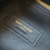 Saint Laurent textured black classic logo hardware leather chain handbag Saint Laurent textured black classic logo hardware leather chain handbag