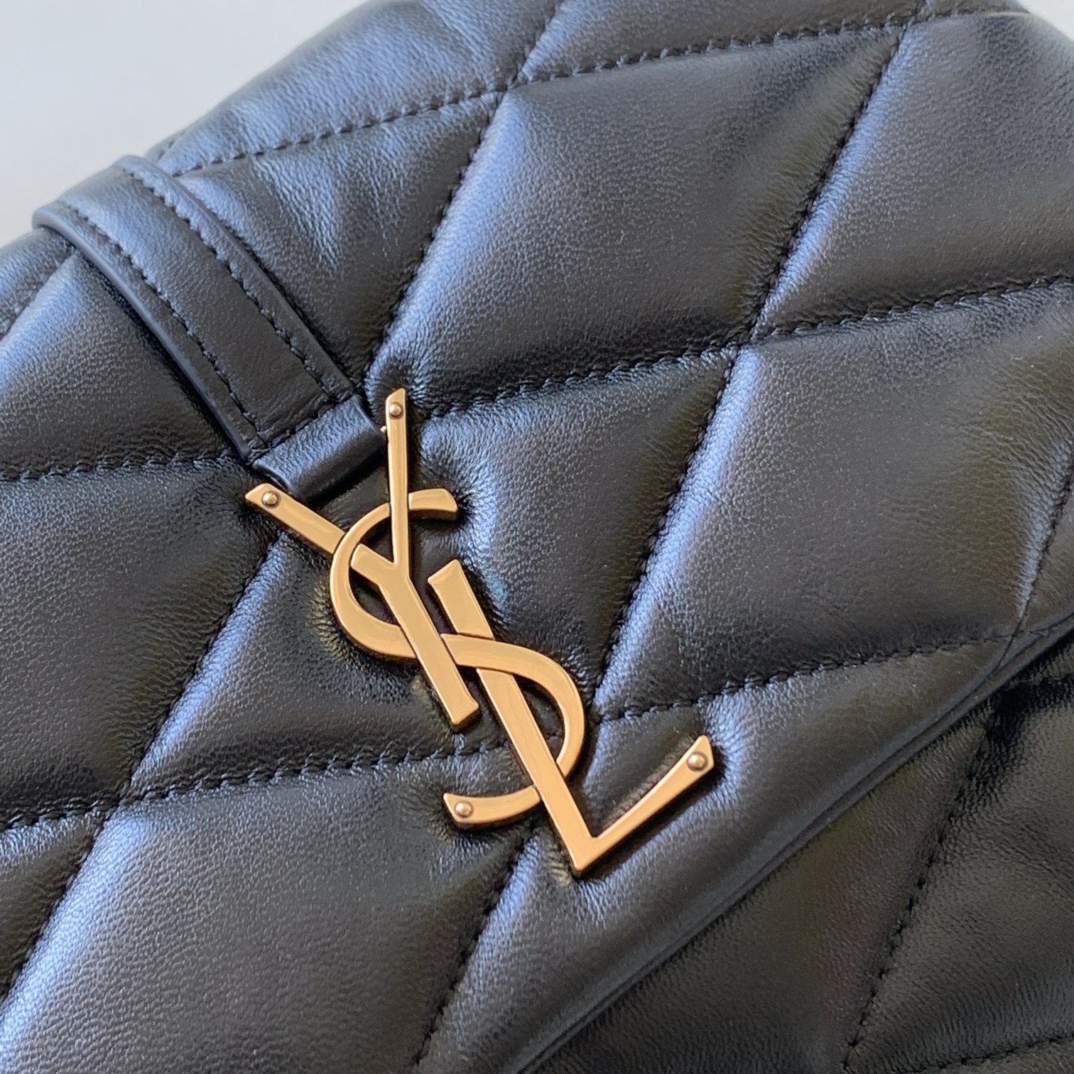 Saint Laurent Classic Large Logo Diamond Check Cowhide Shoulder Bag Saint Laurent Classic Large Logo Diamond Check Cowhide Shoulder Bag