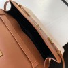 Saint Laurent Manhattan baguette with large logo and vintage leather flap Saint Laurent Manhattan baguette with large logo and vintage leather flap