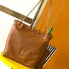 Saint Laurent Large Capacity Exquisite Hardware Genuine Leather Honey Brown Tote Bag Style Saint Laurent Large Capacity Exquisite Hardware Genuine Leather Honey Brown Tote Bag Style