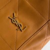 Saint Laurent Large Capacity Exquisite Hardware Genuine Leather Honey Brown Tote Bag Style Saint Laurent Large Capacity Exquisite Hardware Genuine Leather Honey Brown Tote Bag Style