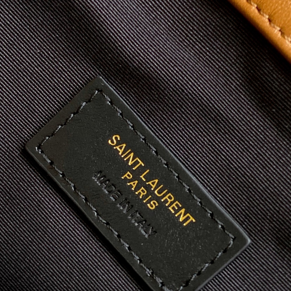 Saint Laurent Large Capacity Exquisite Hardware Genuine Leather Honey Brown Tote Bag Style Saint Laurent Large Capacity Exquisite Hardware Genuine Leather Honey Brown Tote Bag Style