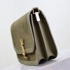 Saint Laurent Matcha Green Suede Chain Shoulder Bag Saint Laurent Matcha Green Suede Chain Shoulder Bag