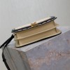 Saint Laurent black and white contrast suede chain shoulder bag Saint Laurent black and white contrast suede chain shoulder bag