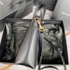 Saint Laurent textured black classic hardware leather chain handbag Saint Laurent textured black classic hardware leather chain handbag