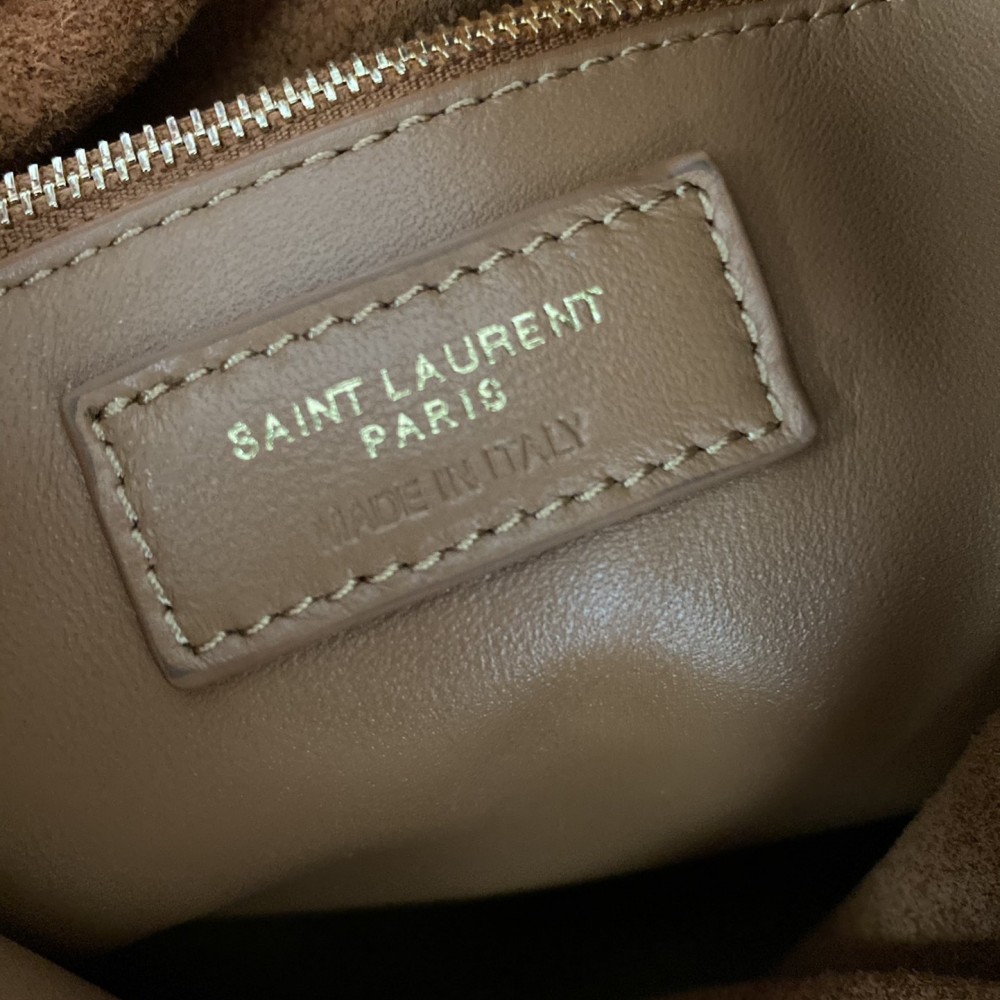 Saint Laurent Paris VII Small Bag in Grained Fresh Brown Leather Saint Laurent Paris VII Small Bag in Grained Fresh Brown Leather