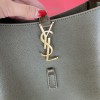 Saint Laurent hobo full leather underarm bag soft series navy suede women's shoulder bag Saint Laurent hobo full leather underarm bag soft series navy suede women's shoulder bag