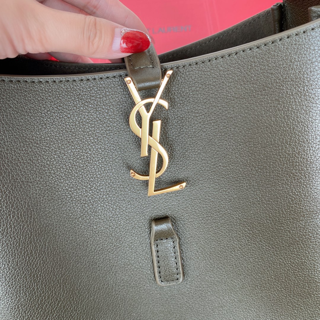 Saint Laurent hobo full leather underarm bag soft series navy suede women's shoulder bag Saint Laurent hobo full leather underarm bag soft series navy suede women's shoulder bag