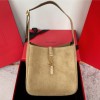 Saint Laurent Le 5À7 brown leather exquisite handbag