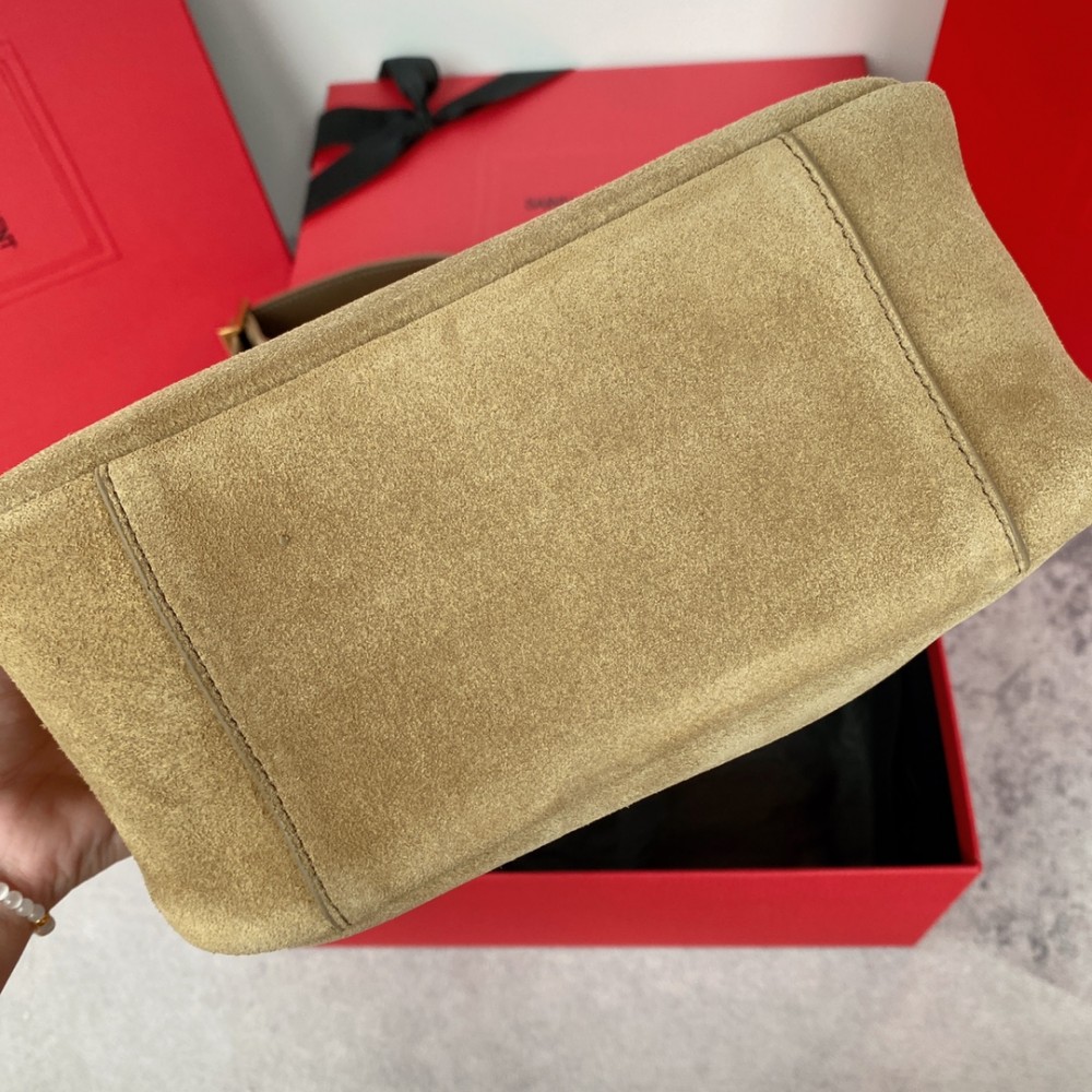 Saint Laurent Le 5À7 brown leather exquisite handbag Saint Laurent Le 5À7 brown leather exquisite handbag