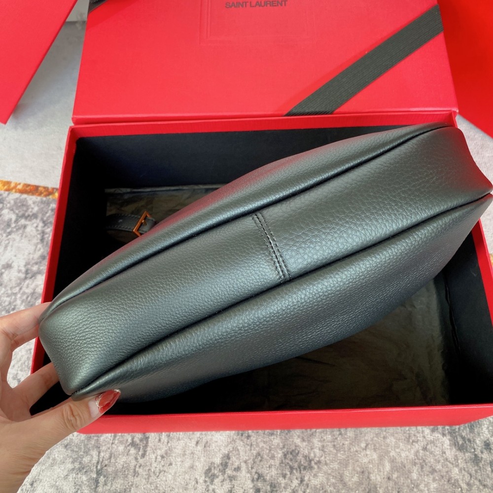Saint Laurent classic navy blue exquisite hardware retractable bag bucket bag Saint Laurent classic navy blue exquisite hardware retractable bag bucket bag