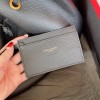 Saint Laurent classic navy blue exquisite hardware retractable bag bucket bag Saint Laurent classic navy blue exquisite hardware retractable bag bucket bag