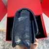 Saint Laurent Niki Grained Navy Blue Exquisite Hardware Lambskin Handbag Saint Laurent Niki Grained Navy Blue Exquisite Hardware Lambskin Handbag