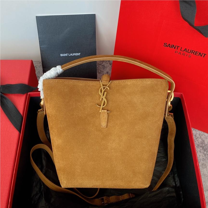 Saint Laurent Niki suede warm brown exquisite hardware genuine leather handbag Saint Laurent Niki suede warm brown exquisite hardware genuine leather handbag