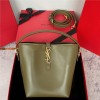 Saint Laurent Niki glossy emerald exquisite hardware leather handbag Saint Laurent Niki glossy emerald exquisite hardware leather handbag