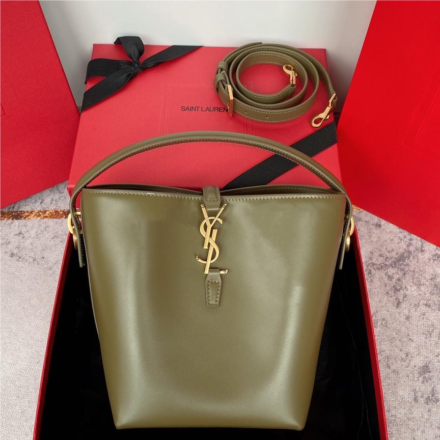 Saint Laurent Niki glossy emerald exquisite hardware leather handbag Saint Laurent Niki glossy emerald exquisite hardware leather handbag