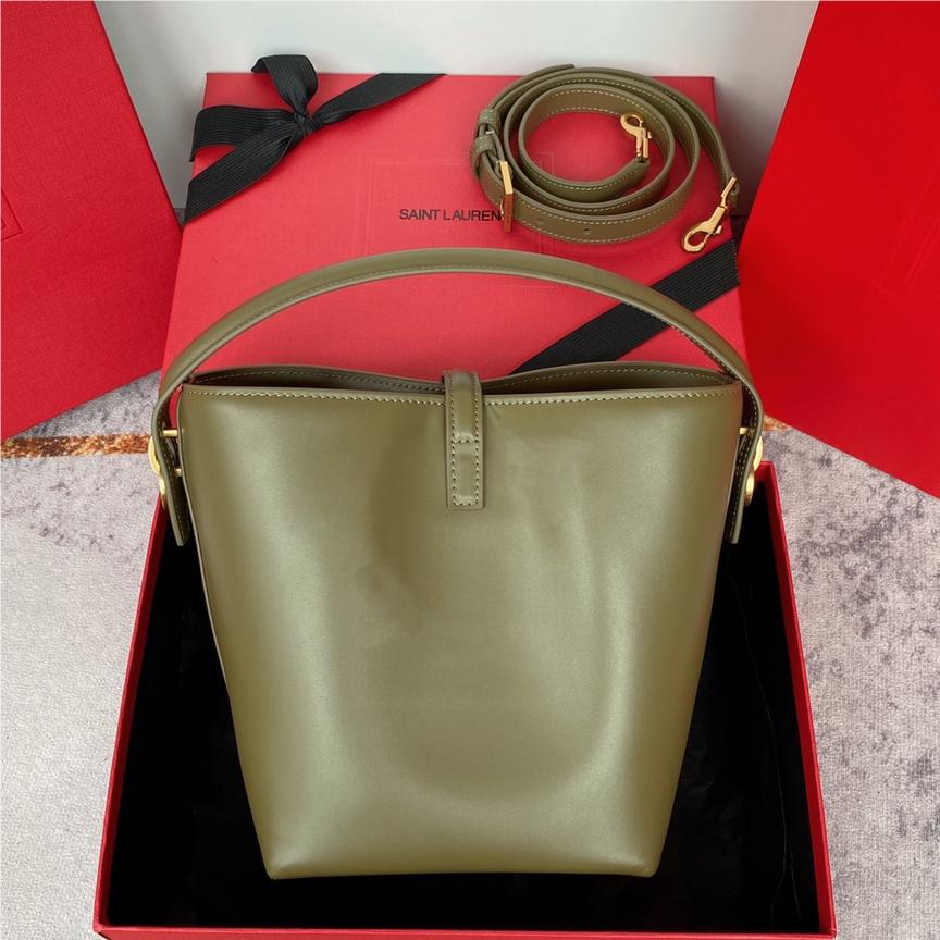 Saint Laurent Niki glossy emerald exquisite hardware leather handbag Saint Laurent Niki glossy emerald exquisite hardware leather handbag