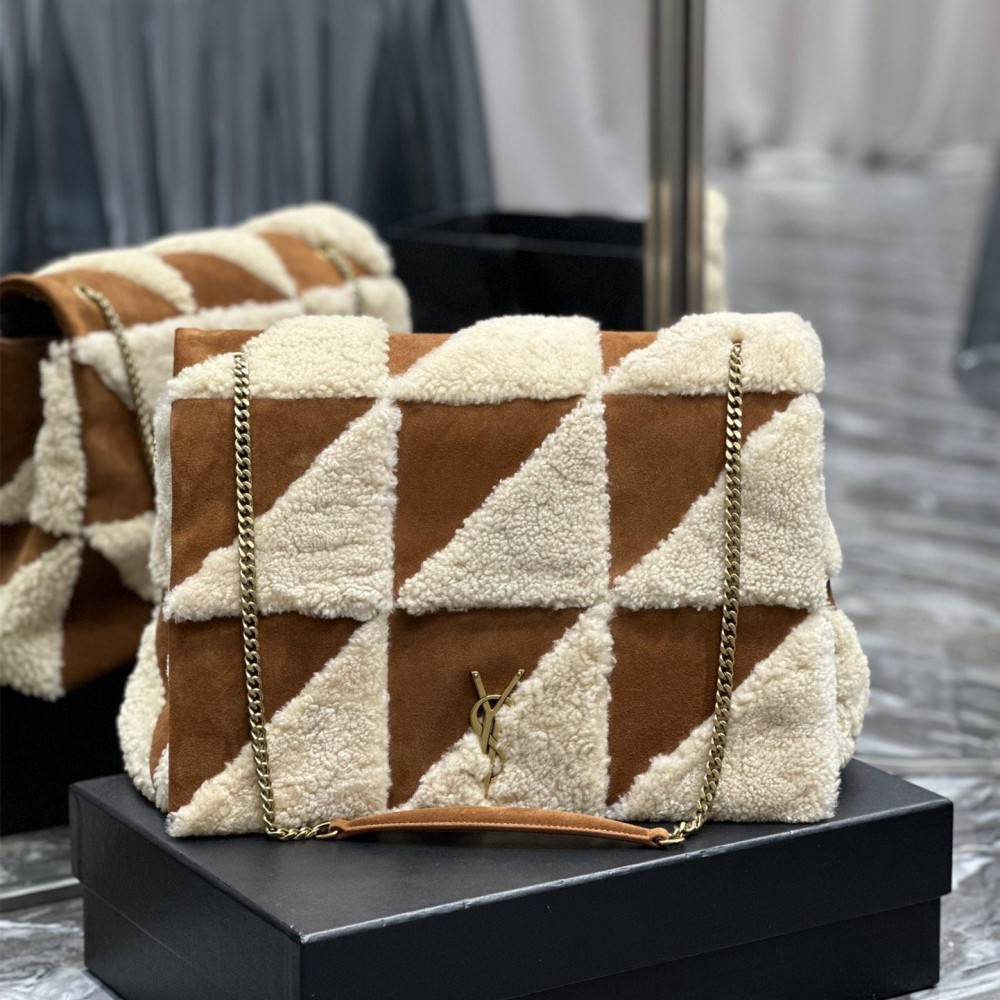 Saint Laurent NIKI series suede women's medium folding vintage leather handbag Saint Laurent NIKI series suede women's medium folding vintage leather handbag