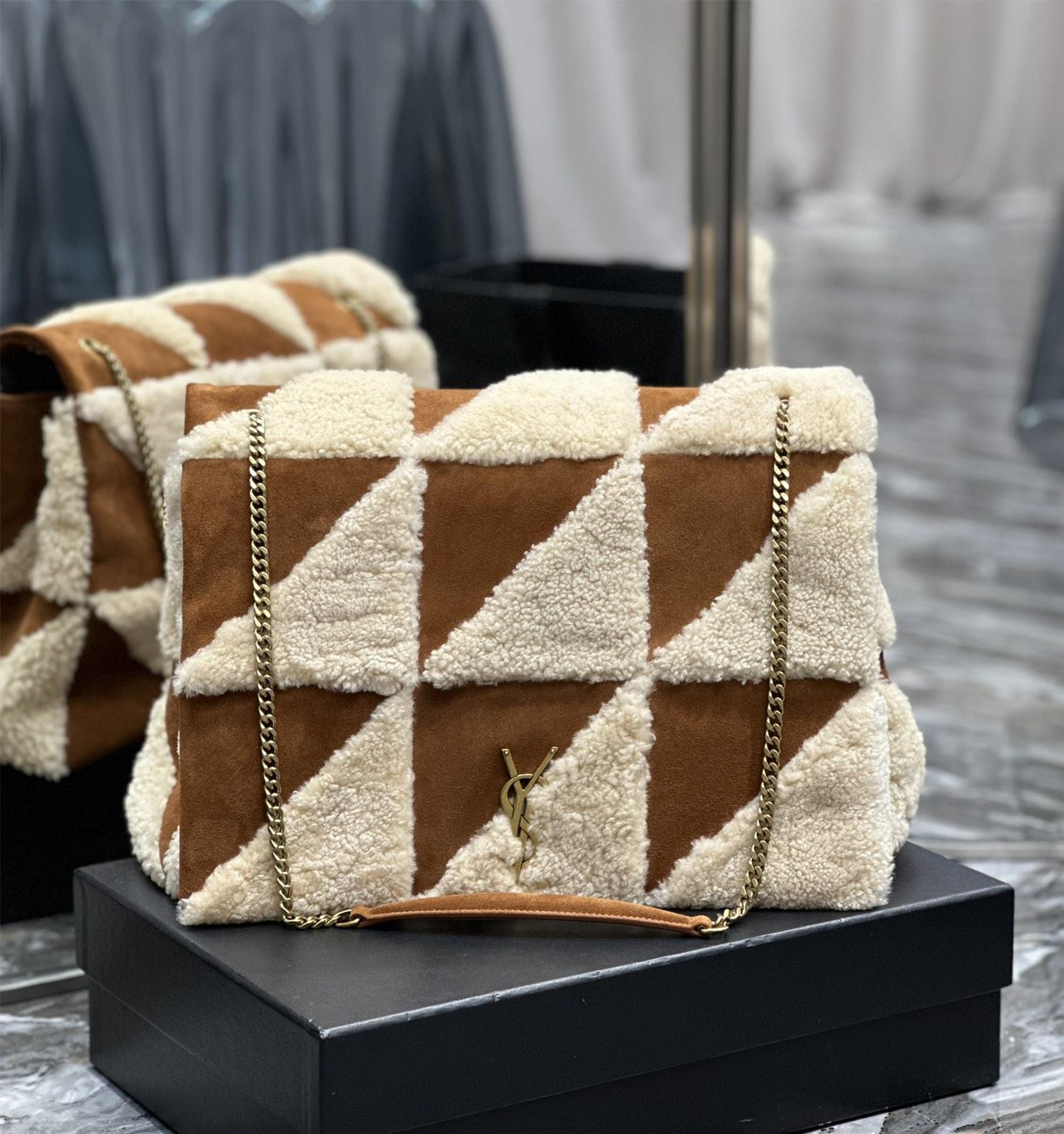 Saint Laurent NIKI series suede women's medium folding vintage leather handbag Saint Laurent NIKI series suede women's medium folding vintage leather handbag