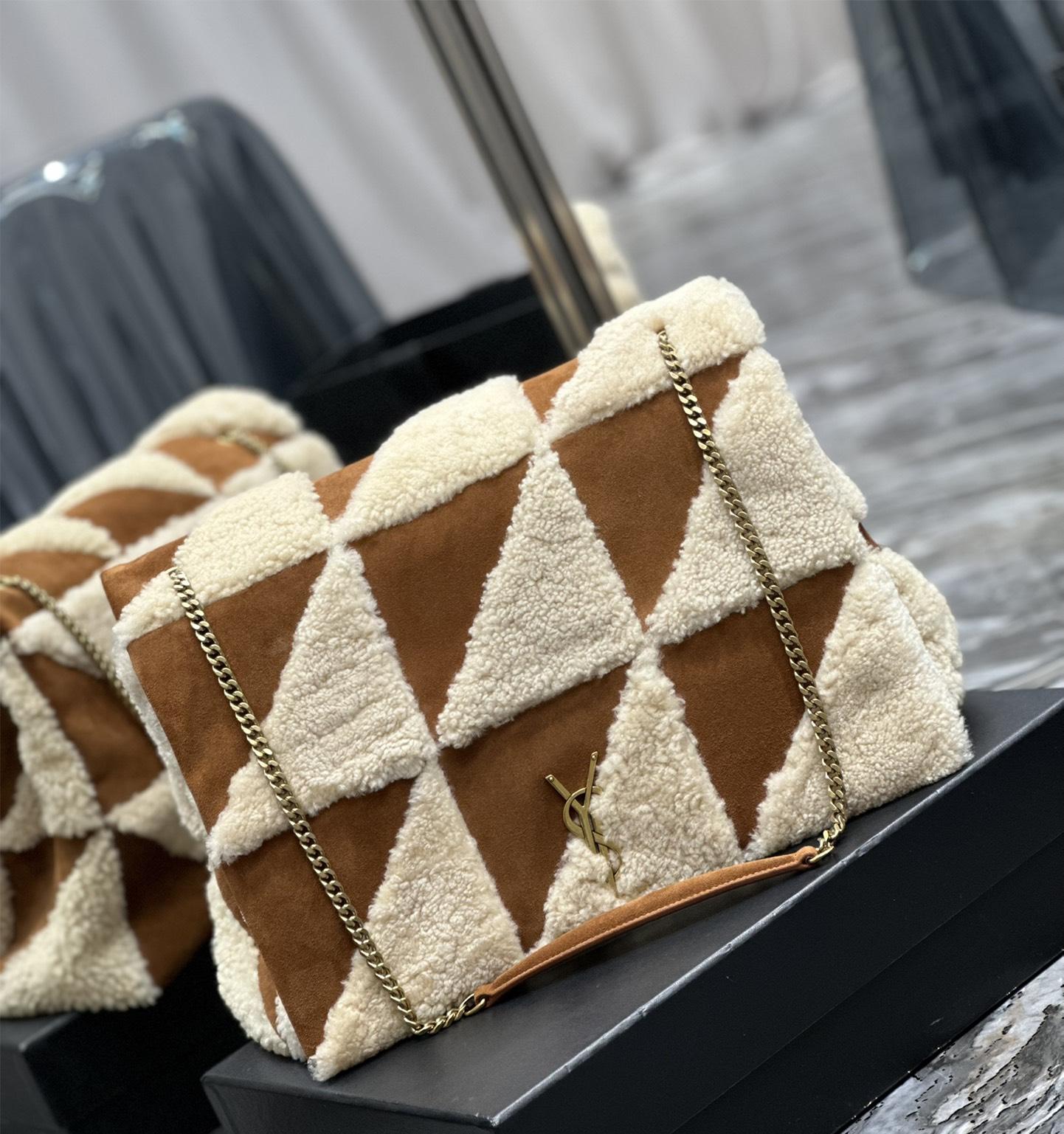 Saint Laurent NIKI series suede women's medium folding vintage leather handbag Saint Laurent NIKI series suede women's medium folding vintage leather handbag