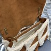 Saint Laurent NIKI series suede women's medium folding vintage leather handbag Saint Laurent NIKI series suede women's medium folding vintage leather handbag