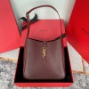 Saint Laurent NIKI series shiny crimson women's exquisite hardware leather handbag Saint Laurent NIKI series shiny crimson women's exquisite hardware leather handbag