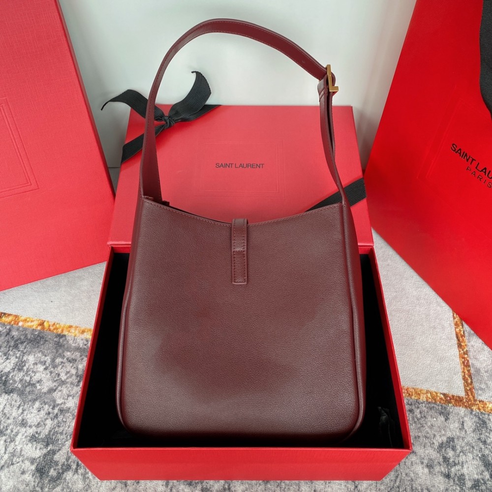 Saint Laurent NIKI series shiny crimson women's exquisite hardware leather handbag Saint Laurent NIKI series shiny crimson women's exquisite hardware leather handbag