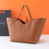 Saint Laurent Jungle Brown Shiny Premium Leather Large Bucket Bag Saint Laurent Jungle Brown Shiny Premium Leather Large Bucket Bag