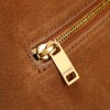 Saint Laurent Jungle Brown Shiny Premium Leather Large Bucket Bag Saint Laurent Jungle Brown Shiny Premium Leather Large Bucket Bag