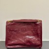 Saint Laurent Niki burgundy flap bag