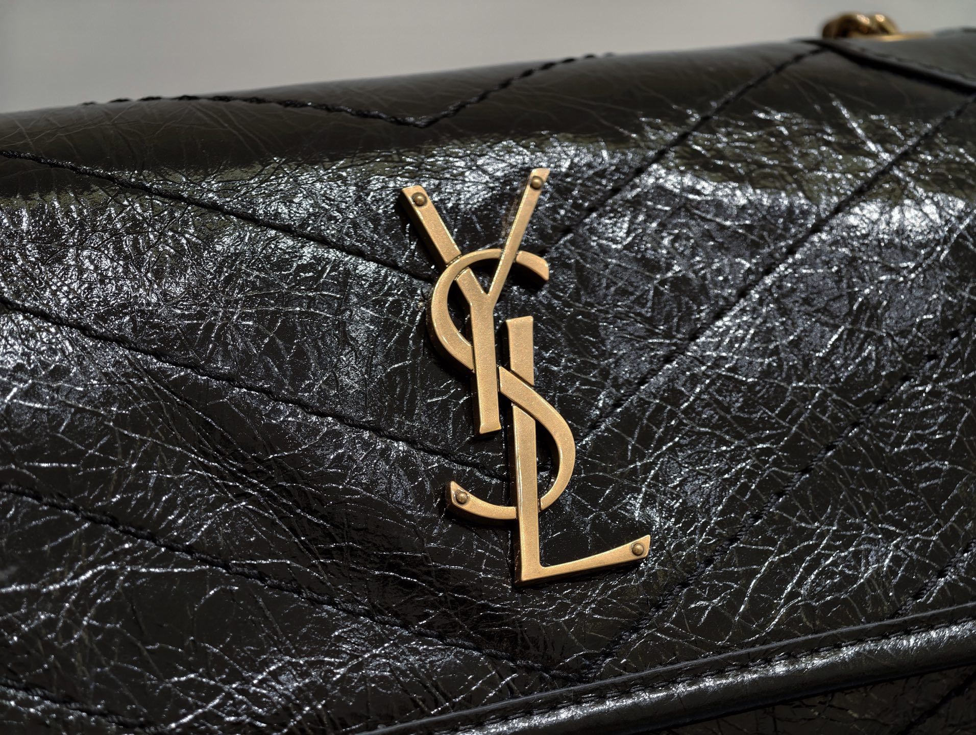Saint Laurent Niki Elegant Black small flap bag