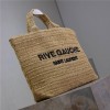  Rive Gauche Raffia Tote Bag