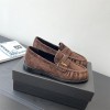 Saint Laurent Le Loafer Supple Suede Penny Loafers