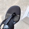 Saint Laurent black leather high heels