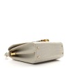 Saint Laurent  Crocodile Embossed Mini Classic Monogram Cassandra Top Handle Crema Soft Saint Laurent  Crocodile Embossed Mini Classic Monogram Cassandra Top Handle Crema Soft