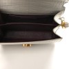 Saint Laurent  Crocodile Embossed Mini Classic Monogram Cassandra Top Handle Crema Soft Saint Laurent  Crocodile Embossed Mini Classic Monogram Cassandra Top Handle Crema Soft